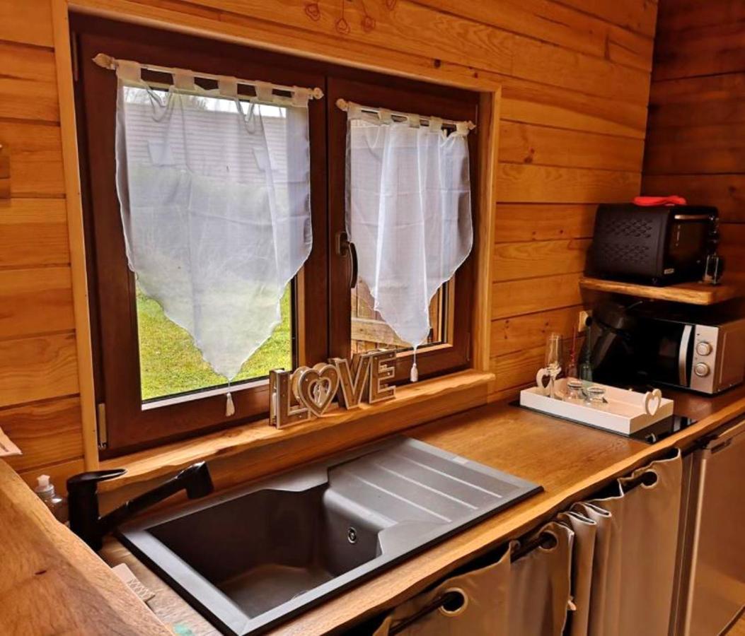 Chalet Chaleureux A Louatre Avec Piscine Partagee Exterior foto